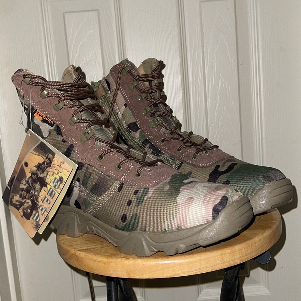 Cordura camouflage boots US size 10 in mens